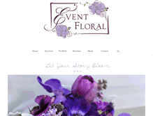 Tablet Screenshot of event-floral.com